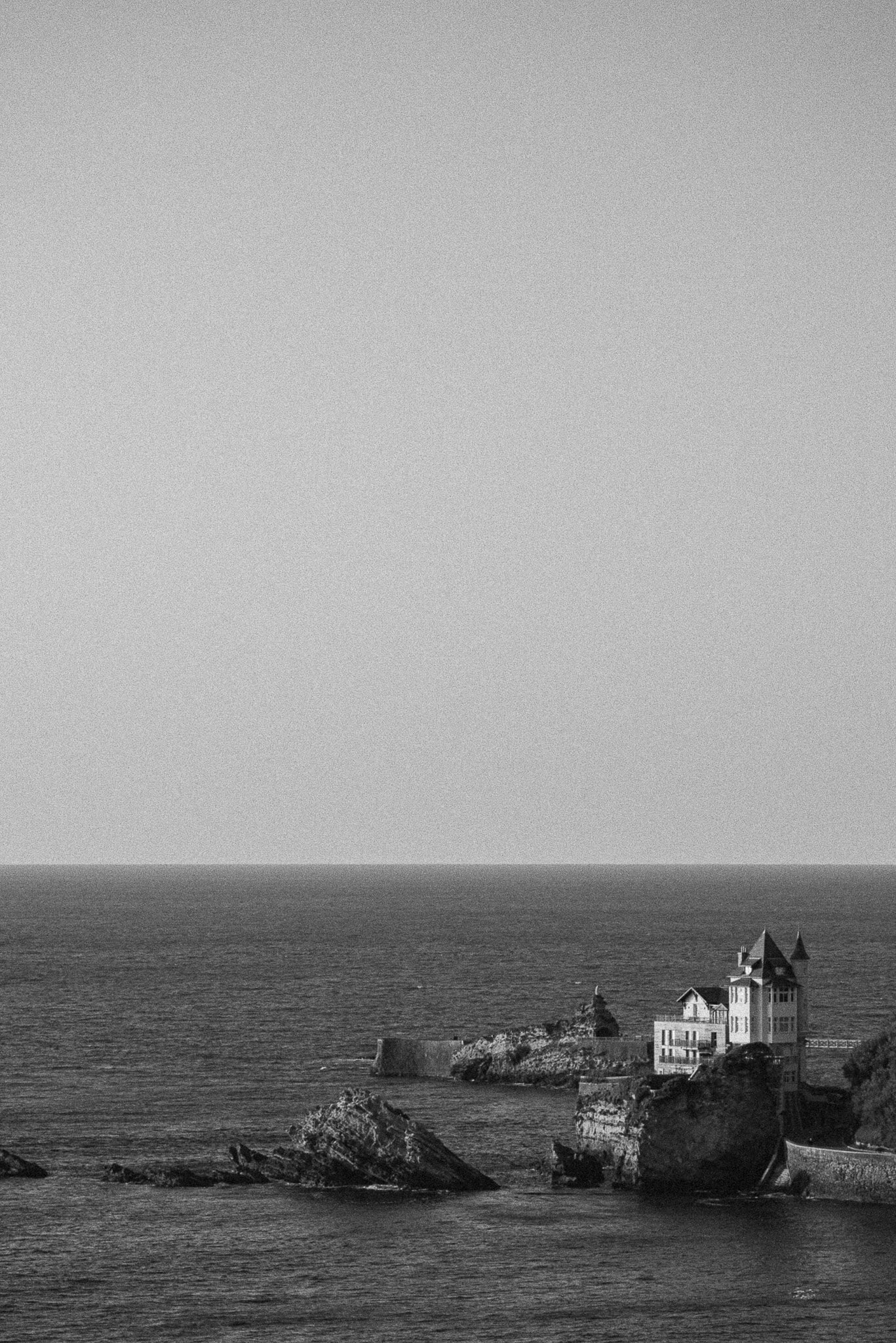 landscape photo print Biarritz