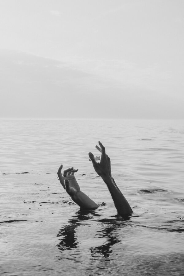 black and white artistic photography print