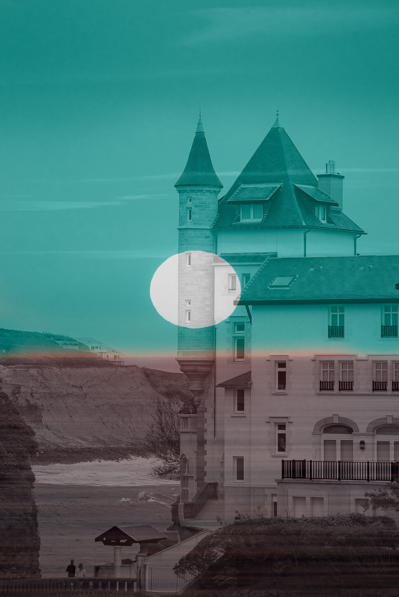 Experimental Photography Print Villa Belza
