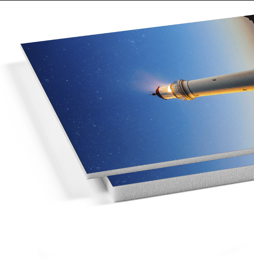 photo printed on pvc support