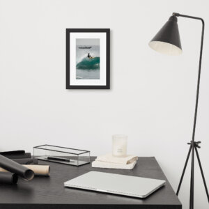 Matte Paper Framed Poster With Mat