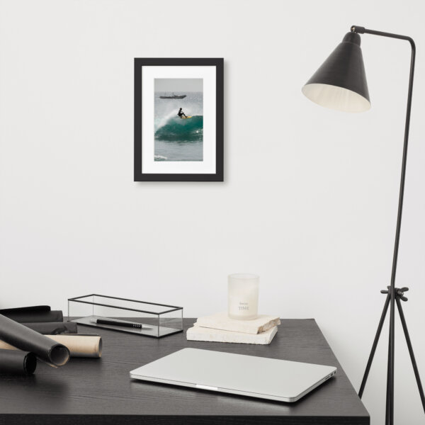 Matte Paper Framed Poster With Mat