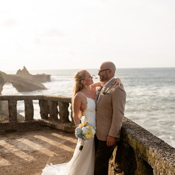 couple photography session in coastal landscape